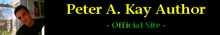 Teen fiction book author Peter A Kay - Official Site